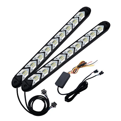 Lumini de Zi Led Auto cu Semnalizare Dinamica pentru Grila Lumini de Zi Led Auto cu Semnalizare Dinamica pentru Grila