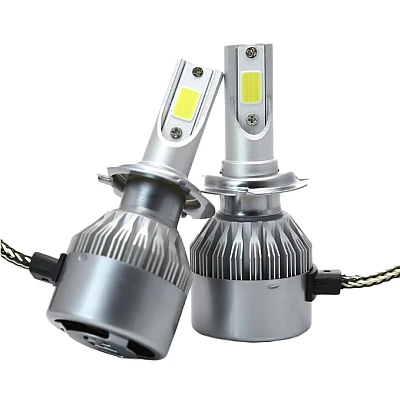 Set 2 LED-uri Auto C6- H7 putere 36W 3800 Lumeni temperatura 6500K Set 2 LED-uri Auto C6- H7 putere 36W 3800 Lumeni temperatura 6500K