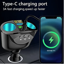 Incarcator Auto M2 Bricheta Dual Mp3 Player Bluetooth 5.0  Incarcator Auto M2 Bricheta Dual Mp3 Player Bluetooth 5.0