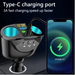 Incarcator Auto M2 Bricheta Dual Mp3 Player Bluetooth 5.0  Incarcator Auto M2 Bricheta Dual Mp3 Player Bluetooth 5.0