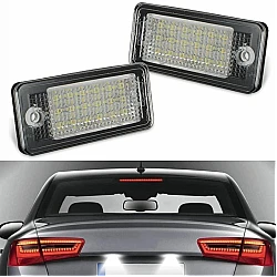Set de 2 Lampi numar LED pentru Audi A3  S3  A4 B7 S4 B7  RS4 B7  A6 C6  RS6 C6  A5 Set de 2 Lampi numar LED pentru Audi A3  S3  A4 B7 S4 B7  RS4 B7  A6 C6  RS6 C6  A5
