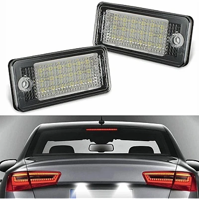 Set de 2 Lampi numar LED pentru Audi A3 S3 A4 B7 S4 B7 RS4 B7 A6 C6 RS6 C6 A5 Set de 2 Lampi numar LED pentru Audi A3 S3 A4 B7 S4 B7 RS4 B7 A6 C6 RS6 C6 A5