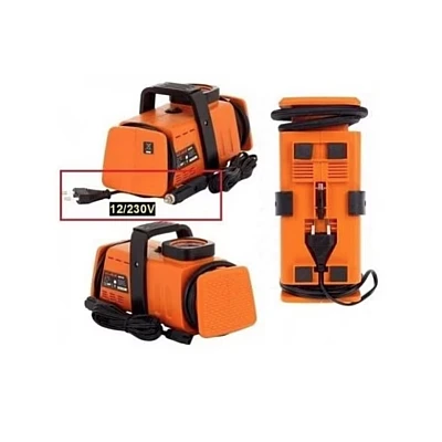 Set compresor ORANGE si 3 adaptoare pentru umflat mingi si saltele Set compresor ORANGE si 3 adaptoare pentru umflat mingi si saltele