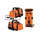 Set compresor ORANGE si 3 adaptoare pentru umflat mingi si saltele Set compresor ORANGE si 3 adaptoare pentru umflat mingi si saltele