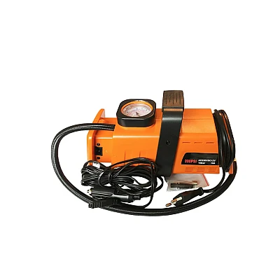 Set compresor ORANGE si 3 adaptoare pentru umflat mingi si saltele Set compresor ORANGE si 3 adaptoare pentru umflat mingi si saltele