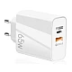 Adaptor alimentare pentru priza cu 2 porturi QC3.0 65W Adaptor alimentare pentru priza cu 2 porturi QC3.0 65W