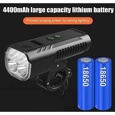 Far cu claxon bicicleta FY-336 1000 lumeni cu 8 moduri de iluminare Far cu claxon bicicleta FY-336 1000 lumeni cu 8 moduri de iluminare