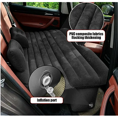 Set saltea auto pentru dormit 2 perne si pompa electrica Set saltea auto pentru dormit 2 perne si pompa electrica