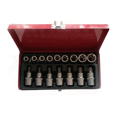 Trusa MLG-2029 16 piese chei tubulare capete biti torx Trusa MLG-2029 16 piese chei tubulare capete biti torx