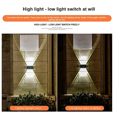 Set 2 x lampa bidirectionala cu 6 leduri mari Set 2 x lampa bidirectionala cu 6 leduri mari