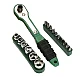 Cheie  8 piese tip clichet  maner VERDE  (10 biti si 6 tubulare 1/4 ) multifunctionala