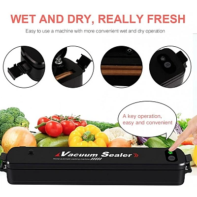 UB Aparat de sigilat si vidat Vacuum Sealer Z NEGRU UB Aparat de sigilat si vidat Vacuum Sealer Z NEGRU