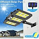 Lampa solara 30w tripla de perete cu senzor de lumina si miscare cu telecomanda Lampa solara 30w tripla de perete cu senzor de lumina si miscare cu telecomanda