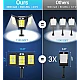 Lampa solara 30w tripla de perete cu senzor de lumina si miscare cu telecomanda Lampa solara 30w tripla de perete cu senzor de lumina si miscare cu telecomanda