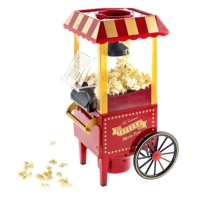 Aparat de popcorn tip Carucior cu 2 roti Old Fashioned Aparat de popcorn tip Carucior cu 2 roti Old Fashioned