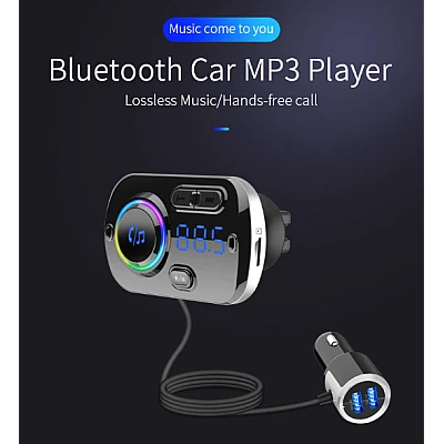 Modulator FM Bluetooth cu Incarcare Rapida BC49BQ Modulator FM Bluetooth cu Incarcare Rapida BC49BQ