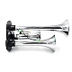 Claxon Auto Puternic 12V / 24V cu 3 Goarne Electrovalva Inclusa Claxon Auto Puternic 12V / 24V cu 3 Goarne Electrovalva Inclusa
