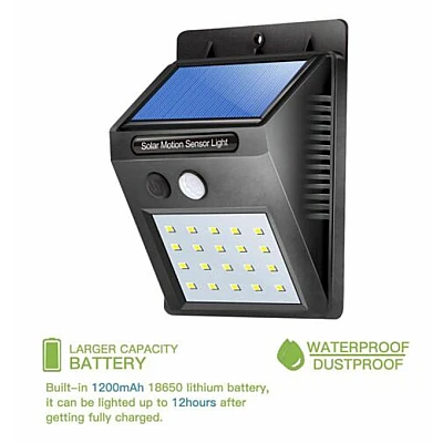 Lampa solara cu 30 de LED-uri si senzor de miscare- JY6009 Lampa solara cu 30 de LED-uri si senzor de miscare- JY6009