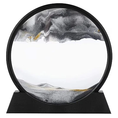 Clepsidra decorativa cu nisip miscator 25 cm Clepsidra decorativa cu nisip miscator 25 cm