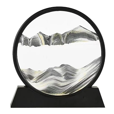 Clepsidra decorativa cu nisip miscator 25 cm Clepsidra decorativa cu nisip miscator 25 cm