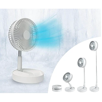 Ventilator de masa fara fir pliabil foarte silentios