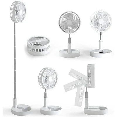 Ventilator de masa fara fir pliabil foarte silentios