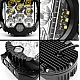 Proiector stroboscop cu lumina de zi galbena 12v-24v 280w 6000k Proiector stroboscop cu lumina de zi galbena 12v-24v 280w 6000k