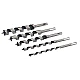 Set 5 piese burghii tip melc 3/8 5/8 3/4 7/8 1