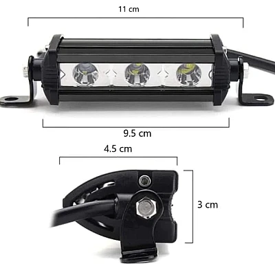 Proiector 3LED auto 9W 6000K 12/24V Proiector 3LED auto 9W 6000K 12/24V