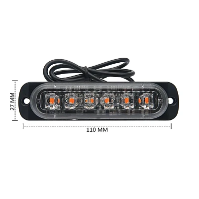 Far Lumini stroboscopice de urgenta 6 LED Far Lumini stroboscopice de urgenta 6 LED