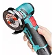 MINI POLIZOR UNGHIULAR PORTABIL VERDE CU ACUMULATOR 12 V DISC 76MM