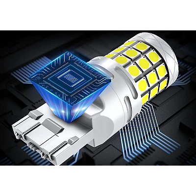 Set 2 becuri auto LED T20 42 SMD 120W 6000K 10000LM Set 2 becuri auto LED T20 42 SMD 120W 6000K 10000LM