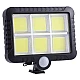 Proiector solar 10W 6 casete COB SL-F120 Senzor de lumina si miscare Proiector solar 10W 6 casete COB SL-F120 Senzor de lumina si miscare