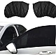 Set 2 Parasolar auto elastic din plasa negru Set 2 Parasolar auto elastic din plasa negru