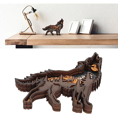 Decoratiune interioara luminoasa forma lup Decoratiune interioara luminoasa forma lup