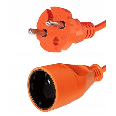 Prelungitor electric 15 m Portocaliu Prelungitor electric 15 m Portocaliu