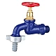 Robinet dublu serviciu din fonta 3/4 toli Albastru Robinet dublu serviciu din fonta 3/4 toli Albastru