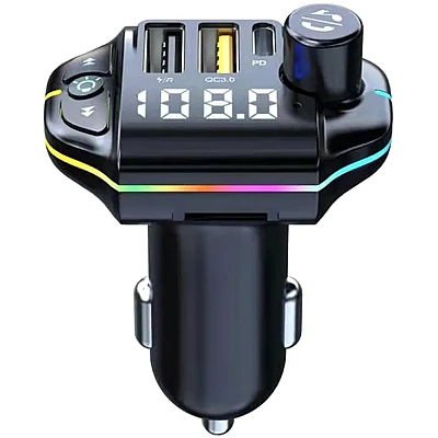 Modulator Fm auto Rgb ZTB-A10 - 20W Negru Modulator Fm auto Rgb ZTB-A10 - 20W Negru