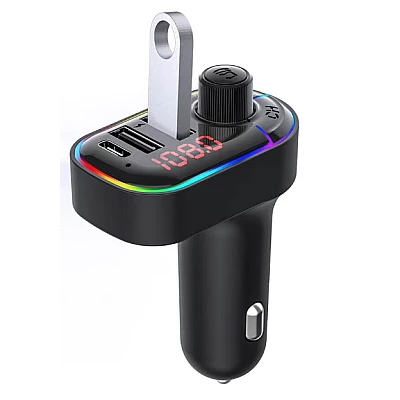 Modulator FM C12 Bluetooth Rgb 3.1A+Type C Modulator FM C12 Bluetooth Rgb 3.1A+Type C