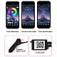 Kit iluminare auto cu 5 benzi fibra optica RGB cu aplicatie bluetooth Kit iluminare auto cu 5 benzi fibra optica RGB cu aplicatie bluetooth