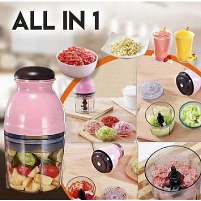 Mini blender multifunctional otel inoxidabil Roz Mini blender multifunctional otel inoxidabil Roz