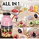 Mini blender multifunctional otel inoxidabil Roz Mini blender multifunctional otel inoxidabil Roz