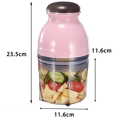 Mini blender multifunctional otel inoxidabil Roz Mini blender multifunctional otel inoxidabil Roz