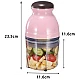 Mini blender multifunctional otel inoxidabil Roz Mini blender multifunctional otel inoxidabil Roz