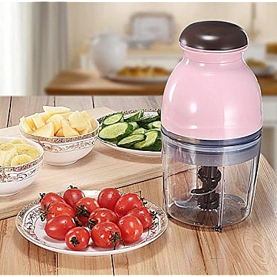 Mini blender multifunctional otel inoxidabil Roz Mini blender multifunctional otel inoxidabil Roz