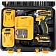 Trusa autofiletanta de impact 2 acumulatori 36V 8Ah 38 accesorii GALBENA Trusa autofiletanta de impact 2 acumulatori 36V 8Ah 38 accesorii GALBENA