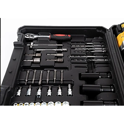 Trusa autofiletanta de impact 2 acumulatori 36V 8Ah 38 accesorii GALBENA Trusa autofiletanta de impact 2 acumulatori 36V 8Ah 38 accesorii GALBENA