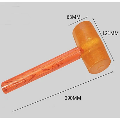 Ciocan pentru gresie/faianta din silicon cu maner lemn Ciocan pentru gresie/faianta din silicon cu maner lemn