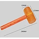 Ciocan pentru gresie/faianta din silicon cu maner lemn Ciocan pentru gresie/faianta din silicon cu maner lemn
