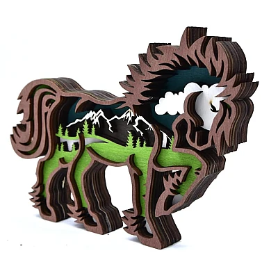 Decoratiune interioara luminoasa forma cal Decoratiune interioara luminoasa forma cal